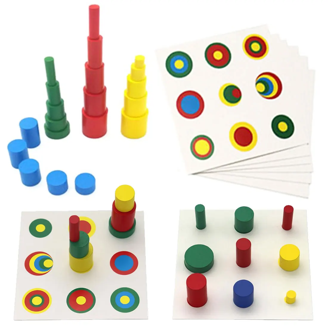 Colorful Socket Cylinder Set Beech Wood Multicolor Blocks Early Educational Math Teaching Toys
Colorful Socket Cylinder Set Beech Wood Multicolor Blocks Early Educational Math Teaching Toys