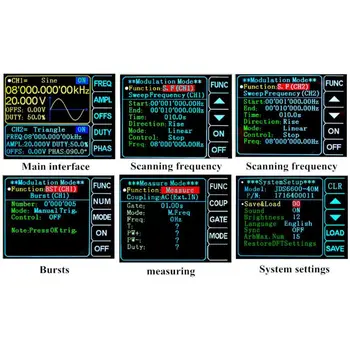 DDS Signal Generator Counter 60MHz Dual-Channel Function Arbitrary Sine Waveform 28TC
DDS Signal Generator Counter 60MHz Dual-Channel Function Arbitrary Sine Waveform 28TC