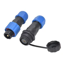 

SD20 IP68 Waterproof Male ＆ Female Socket 1 2 3 4 5 6 7 9 10 12 14 Pin Panel Mount Wire Cable Connector Welding Aviation Plug