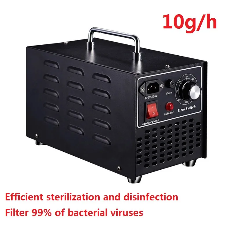 10g/h Ozone Generator Air Disinfector Machine Household Car Living Room Wine Bar Air Purifier Ozonizer Sterilize 110V-220V 50Hz
10g/h Ozone Generator Air Disinfector Machine Household Car Living Room Wine Bar Air Purifier Ozonizer Sterilize 110V-220V 50Hz