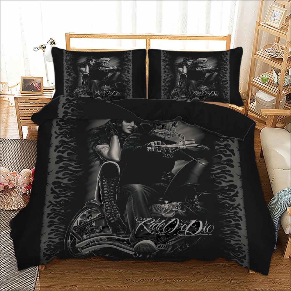 Black Human Skeleton Pattern Bedding Set 2/3Pcs Comforter Cover with Pillowcase US/AU/UK 11 Size(no Filling)
Black Human Skeleton Pattern Bedding Set 2/3Pcs Comforter Cover with Pillowcase US/AU/UK 11 Size(no Filling)