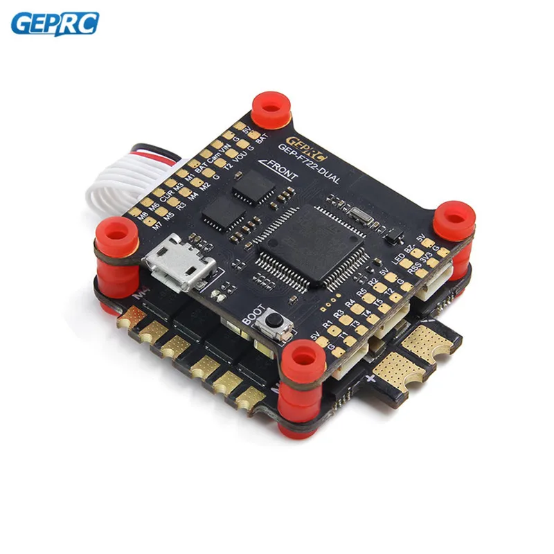 GEPRC Stack GEP-SPAN-F722-BT Dual Gyro F7 OSD Bluetooth Flight Controller & 50A BL_32 3-6S ESC for RC Drone FPV Model Multirotor
GEPRC Stack GEP-SPAN-F722-BT Dual Gyro F7 OSD Bluetooth Flight Controller & 50A BL_32 3-6S ESC for RC Drone FPV Model Multirotor