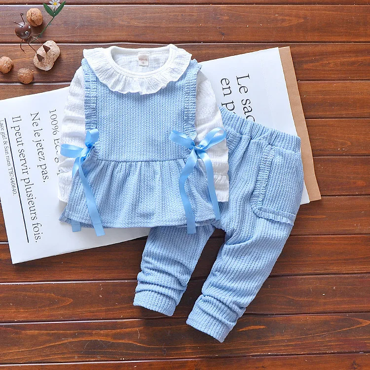 Girl'S Suit Spring And Autumn New Style Baby 1-2-3-Year-Old Infants Children Korean-style Pure Cotton Three-piece Set 
Girl'S Suit Spring And Autumn New Style Baby 1-2-3-Year-Old Infants Children Korean-style Pure Cotton Three-piece Set