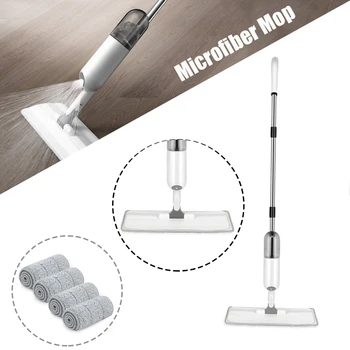 Microfiber Mop 360 Degree Rotating Floor Cleaning Mop Hands-Free Hardwood Wet Dry Spray Mop with 4 Washable Pads
Microfiber Mop 360 Degree Rotating Floor Cleaning Mop Hands-Free Hardwood Wet Dry Spray Mop with 4 Washable Pads
