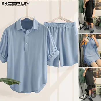 2020 Summer Men Leisure Suits Short Sleeve Shirts Short Bottoms Set Casual Turn Down Collar Solid Color Suit Fashion Chic Sets
2020 Summer Men Leisure Suits Short Sleeve Shirts Short Bottoms Set Casual Turn Down Collar Solid Color Suit Fashion Chic Sets