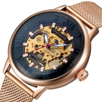 2019 Fashion Men Automatic Mechanical Watch Men Stainless steel Skeleton Hand wind Wristwatch Relogio Masculino For Gifts
2019 Fashion Men Automatic Mechanical Watch Men Stainless steel Skeleton Hand wind Wristwatch Relogio Masculino For Gifts