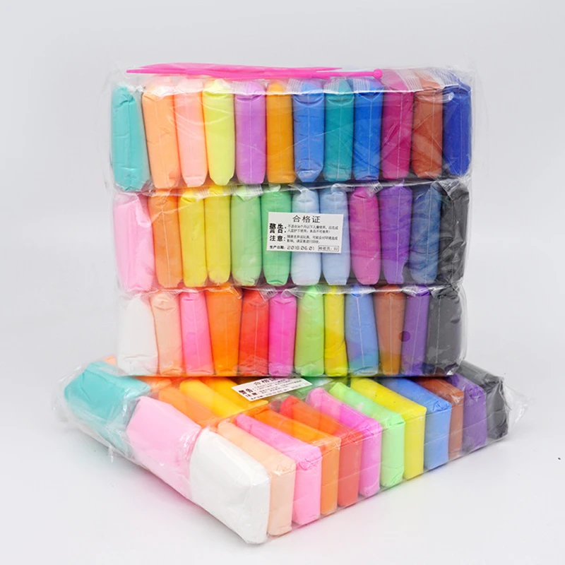 QWZ 36 Colors Slime Super Light Clay with 3 Tools Air Drying Light Plasticine Modelling Clay Handmade Educational 5D Toys Clay
QWZ 36 Colors Slime Super Light Clay with 3 Tools Air Drying Light Plasticine Modelling Clay Handmade Educational 5D Toys Clay