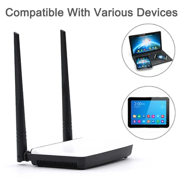 300Mbps High Power Wireless Router wifi Repeater 300mbps Wifi Range Extender Amplifier 3*5dbi 3 LAN Port Signal Booster
300Mbps High Power Wireless Router wifi Repeater 300mbps Wifi Range Extender Amplifier 3*5dbi 3 LAN Port Signal Booster
