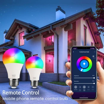 15W E27 E26 B22 Light Bulb LED Lamp Operate Smart WIFI Downlight APP Control Change Color Light Bulb Dimmable For IOS /Android
15W E27 E26 B22 Light Bulb LED Lamp Operate Smart WIFI Downlight APP Control Change Color Light Bulb Dimmable For IOS /Android