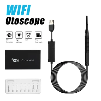 3.9mm Wifi Otoscope Ear Packer Cleaning Endoscope Ear/Oral/Nasal Cavity Cleaning Endoscope Visual Ear Spoon Mini Camera
3.9mm Wifi Otoscope Ear Packer Cleaning Endoscope Ear/Oral/Nasal Cavity Cleaning Endoscope Visual Ear Spoon Mini Camera