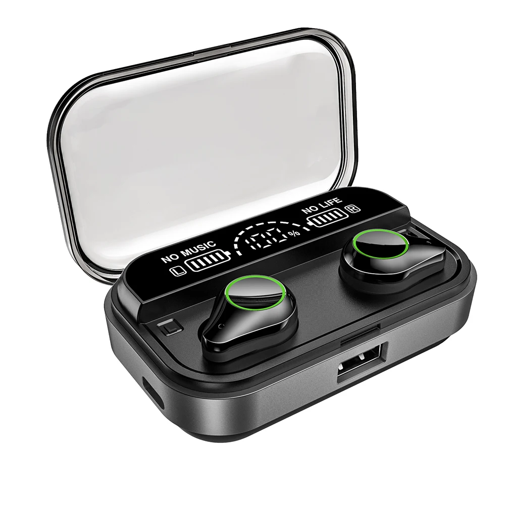 T10 TWS Bluetooth Headset Fingerprint Touch HD Stereo noise Reduction Gaming Headset fone de ouvido Wireless Bluetooth Earphone
T10 TWS Bluetooth Headset Fingerprint Touch HD Stereo noise Reduction Gaming Headset fone de ouvido Wireless Bluetooth Earphone