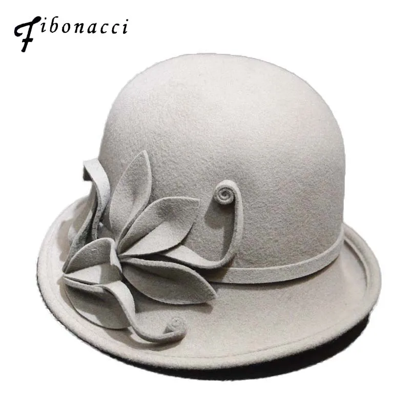 Fibonacci 2019 New Autumn Winter Hat Trilby Female Irregular Brim Fedoras Wool Felt Dome Floral Bowler Women Fedora Hats
Fibonacci 2019 New Autumn Winter Hat Trilby Female Irregular Brim Fedoras Wool Felt Dome Floral Bowler Women Fedora Hats