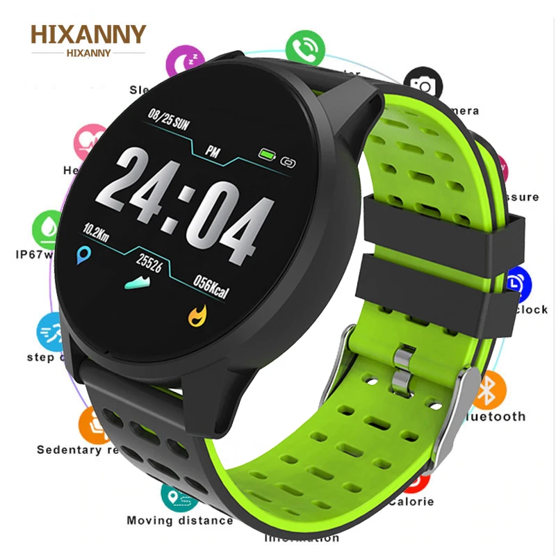 Sport Smart Watch Men Women Blood Pressure Waterproof Activity Fitness tracker Heart Rate Monitor Smartwatch for Android ios
Sport Smart Watch Men Women Blood Pressure Waterproof Activity Fitness tracker Heart Rate Monitor Smartwatch for Android ios