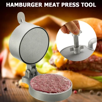 Adjustable Aluminum Alloy Hamburger Meat Press Tool Manual Burger Beef Patty Mold Non-stick Burger Meat Pie Kitchen Tools Maker
Adjustable Aluminum Alloy Hamburger Meat Press Tool Manual Burger Beef Patty Mold Non-stick Burger Meat Pie Kitchen Tools Maker