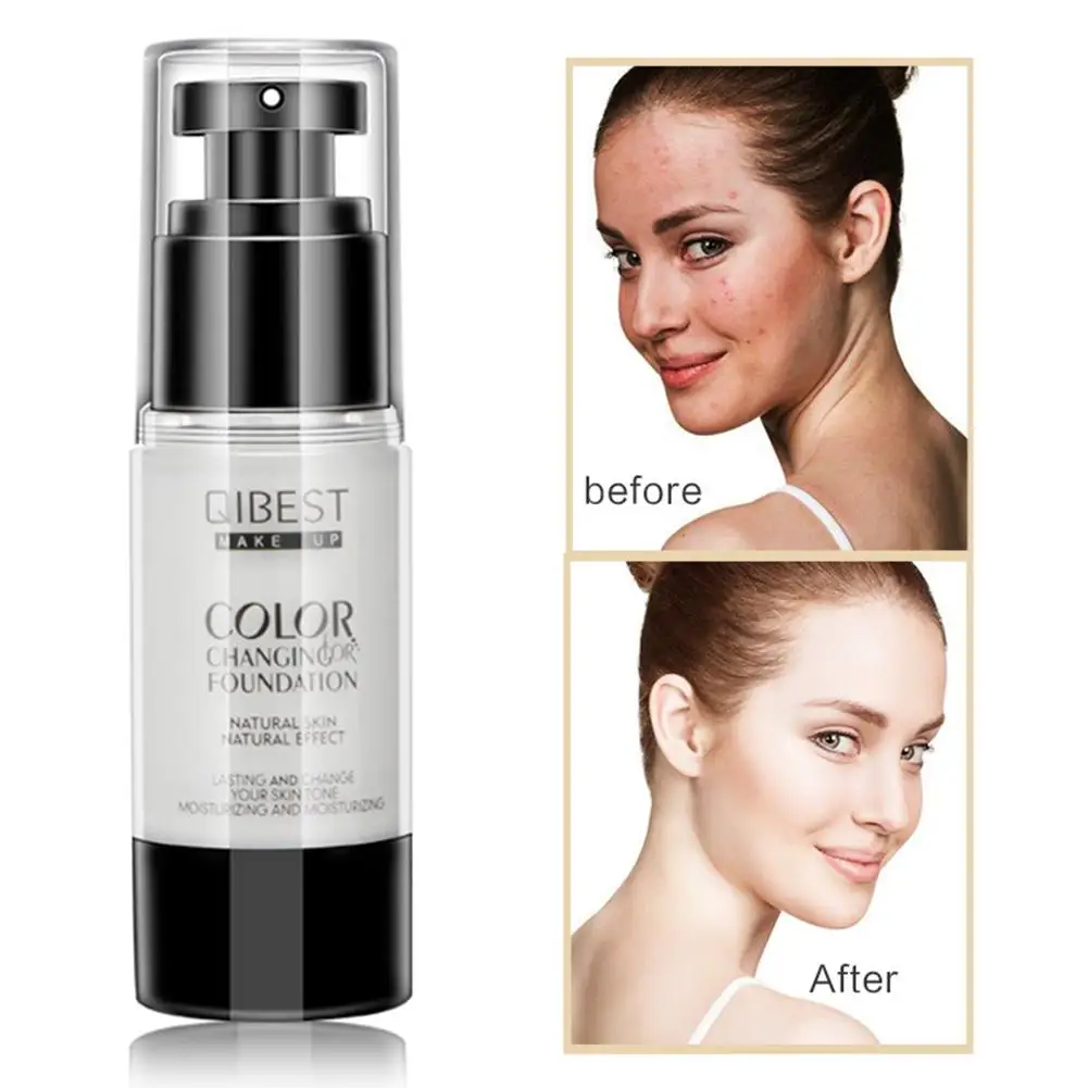 Color Changing Foundation Makeup Base Nude Moisturizering Face Liquid Cover Concealer Long Lasting Makeup Skin Care Foundation
Color Changing Foundation Makeup Base Nude Moisturizering Face Liquid Cover Concealer Long Lasting Makeup Skin Care Foundation