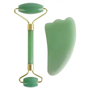 Facial Massage Roller Guasha Board Double Heads Jade Stone Face Lift Body Skin Relaxation Slimming Beauty Neck Thin Lift
Facial Massage Roller Guasha Board Double Heads Jade Stone Face Lift Body Skin Relaxation Slimming Beauty Neck Thin Lift