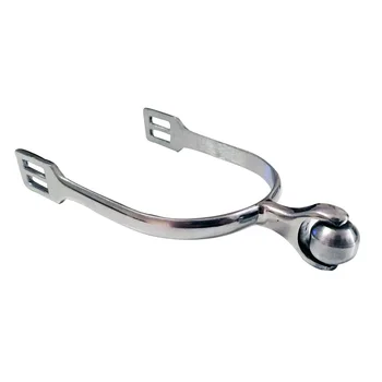 A Pair Horse Spurs With Roller Ball Outdoor Training Silver Stainless Steel Portable Sports Equestrian Boots Equipment Riding 
A Pair Horse Spurs With Roller Ball Outdoor Training Silver Stainless Steel Portable Sports Equestrian Boots Equipment Riding
