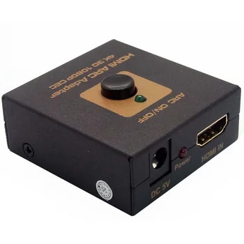 HDMI ARC adapter converter(HDMI Audio return channel)3D 3D CEC compliant+Spdif audio out
HDMI ARC adapter converter(HDMI Audio return channel)3D 3D CEC compliant+Spdif audio out