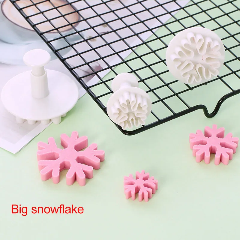 Christmas Snowflake Cake Biscuits Silicone Mold Baking Fondant Cake Tools Snowflake Fondant Pressing Flower Spring Cookie Mould
Christmas Snowflake Cake Biscuits Silicone Mold Baking Fondant Cake Tools Snowflake Fondant Pressing Flower Spring Cookie Mould