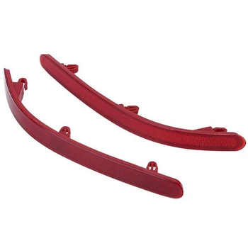 Car Styling Rear Bumper Reflector Lamps Tail Light Bars Brake Parking Warning Red for Touareg 2003-2010