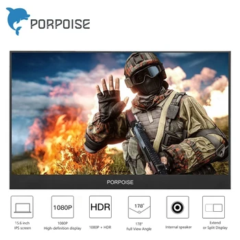 15.6-inch portable display HD IPS screen USB C HDMI computer expansion, phone, PS4, PS3 game console HDR display 1080P 
15.6-inch portable display HD IPS screen USB C HDMI computer expansion, phone, PS4, PS3 game console HDR display 1080P