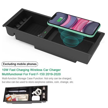 USB Fast Charging Wireless Car Charger Overcurrent Protection Easy Install Smart Phone 10W Anti Slip For Ford F-150 2019-2020
USB Fast Charging Wireless Car Charger Overcurrent Protection Easy Install Smart Phone 10W Anti Slip For Ford F-150 2019-2020