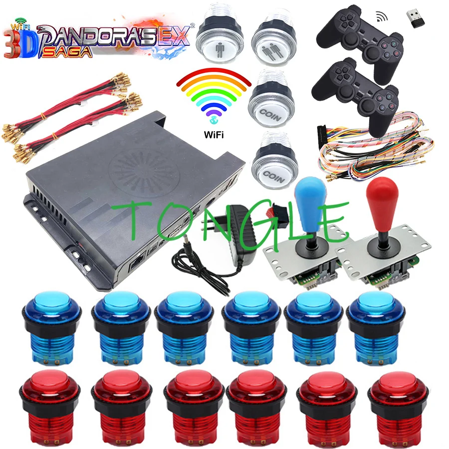 New 2021 DIY 6800 in 1 Arcade Cabinet game Machine With Pandora Saga EX board kit Joystick LED Button power supply HDMI output 
New 2021 DIY 6800 in 1 Arcade Cabinet game Machine With Pandora Saga EX board kit Joystick LED Button power supply HDMI output