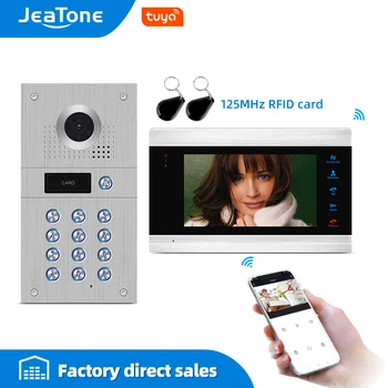 Tuya Smart App Remote Control WiFi Wired Video Door Phone Intercom Access Control System Motion Detection Code Keypad RFID Card
Tuya Smart App Remote Control WiFi Wired Video Door Phone Intercom Access Control System Motion Detection Code Keypad RFID Card