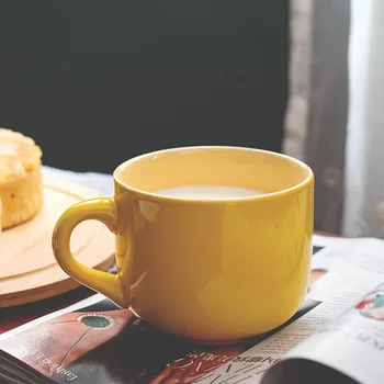 Large Capacity 680ml Ceramic Mug Yolk Colour Mug for Breakfast Milk Water Juice Coffee Lovely Mug
Large Capacity 680ml Ceramic Mug Yolk Colour Mug for Breakfast Milk Water Juice Coffee Lovely Mug