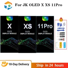 Ensemble écran tactile LCD OLED souple AAA JK, pour iphone X XS 11Pro, cadeau gratuit=