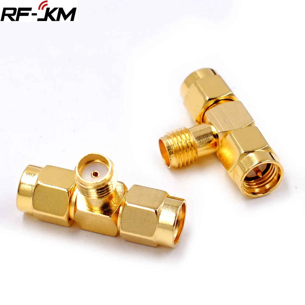 2PCS T Type SMA Female Jack to 2 SMA Male Plug RF Coaxial Connector 3 Way Splitter Antenna Converter Gold-Plated Brass
2PCS T Type SMA Female Jack to 2 SMA Male Plug RF Coaxial Connector 3 Way Splitter Antenna Converter Gold-Plated Brass