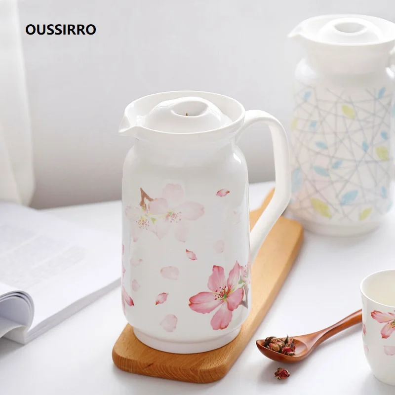 OUSSIRRO 1800ML Ceramic Pitchers Water Bottles Cold Kettle No Explosion Jug Large Capacity Household Ceramic Thermos
OUSSIRRO 1800ML Ceramic Pitchers Water Bottles Cold Kettle No Explosion Jug Large Capacity Household Ceramic Thermos