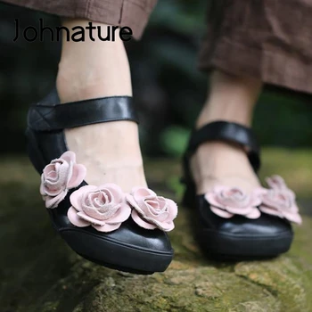 Johnature Retro Sandals Genuine Leather Women Shoes Summer 2020 New Casual Hook & Loop Flower Flat With Handmade Ladies Sandals
Johnature Retro Sandals Genuine Leather Women Shoes Summer 2020 New Casual Hook & Loop Flower Flat With Handmade Ladies Sandals