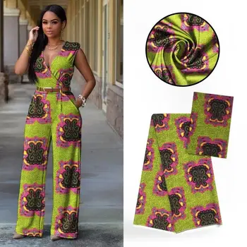 

4Yards Hot sale green background printed pattern african audel.modell silk lace fabric and 2Yards chiffon scarf for dress VS10-7