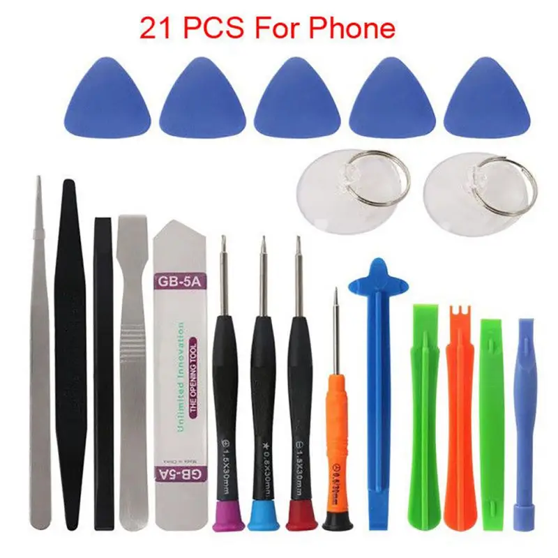 21 in 1 Mobile Phone Repair Tool Kit Pry Cell Phones Opening Screwdriver Set for iPhone X 8 7 Samsung crewdriver Hand Tools
21 in 1 Mobile Phone Repair Tool Kit Pry Cell Phones Opening Screwdriver Set for iPhone X 8 7 Samsung crewdriver Hand Tools