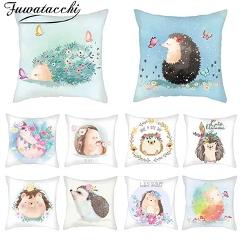 Fuwatacchi Cartoon Hedgehog Pillow Case Animal Pattern Cushion Cover Flower Printed Throw Pillows Cover for Home Sofa Decoration
Fuwatacchi Cartoon Hedgehog Pillow Case Animal Pattern Cushion Cover Flower Printed Throw Pillows Cover for Home Sofa Decoration