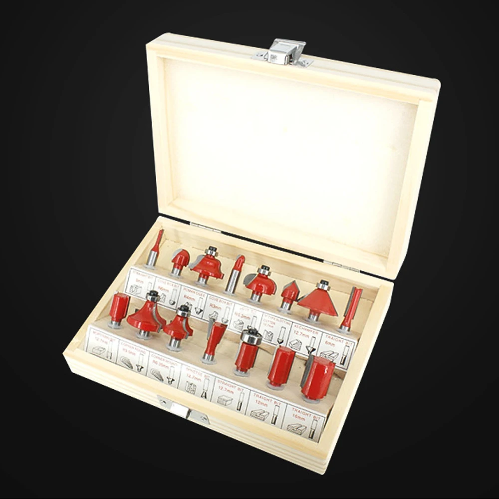 12/15PCS Wood Milling Cutter Shank router bits Set cnc cutter milling cutters for wood Woodworking Floor Engraving Cutting tool
12/15PCS Wood Milling Cutter Shank router bits Set cnc cutter milling cutters for wood Woodworking Floor Engraving Cutting tool