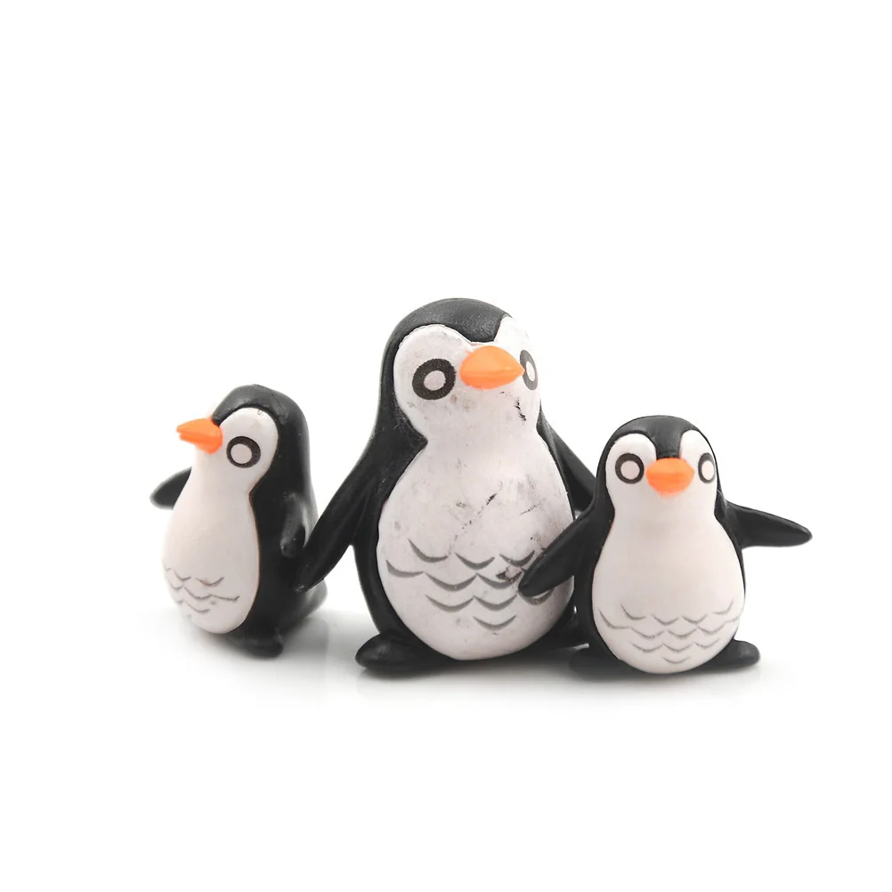 5 шт./лот DIY ремесла мини зимний Пингвин миниатюрная фигурка рождественские