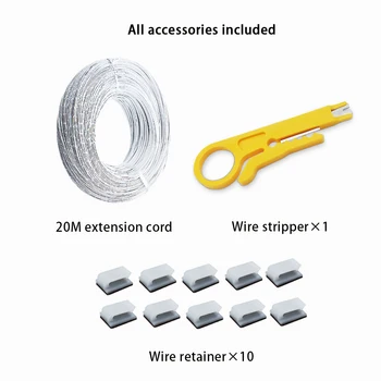 Tinned Copper Electric Wire 22AWG 2Pin 300V 3A Rated Cable Insulated White Jacketed LED Extension wires for electronics
Tinned Copper Electric Wire 22AWG 2Pin 300V 3A Rated Cable Insulated White Jacketed LED Extension wires for electronics