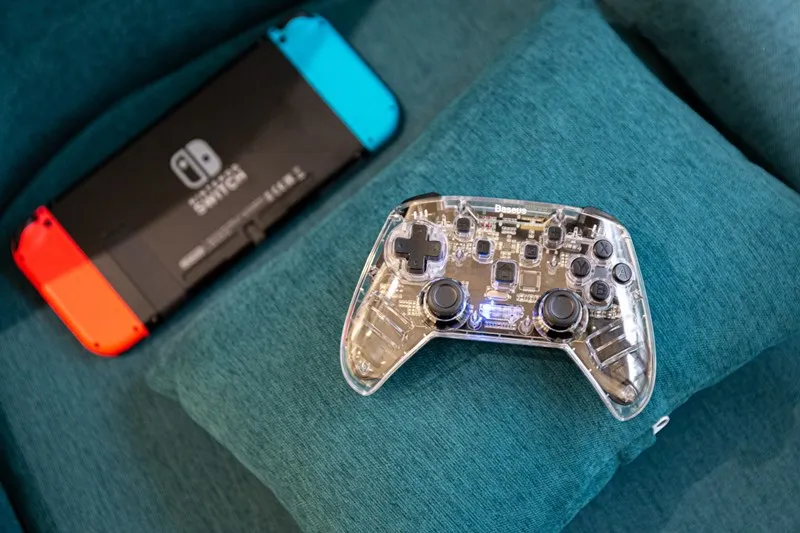 Baseus Switch transparent Bluetooth wireless Gamepad gaming controller Somatosensory Vibration Game handle for PC NS steam
Baseus Switch transparent Bluetooth wireless Gamepad gaming controller Somatosensory Vibration Game handle for PC NS steam
