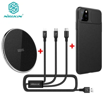 NILLKIN 10w Fast wireless charger support PC/QC input +1.5m 3A 3 in 1 charging cable +black case for iPhone 11/11 Pro/11 Pro Max
NILLKIN 10w Fast wireless charger support PC/QC input +1.5m 3A 3 in 1 charging cable +black case for iPhone 11/11 Pro/11 Pro Max