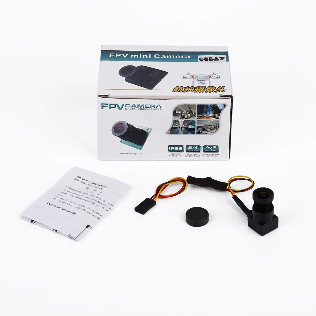 Mini Wide Angle FPV Camera 700 TVL 3.6mm NTSC Recording for Quadcopter Drone Exquisitely Designed Durable Gorgeous
Mini Wide Angle FPV Camera 700 TVL 3.6mm NTSC Recording for Quadcopter Drone Exquisitely Designed Durable Gorgeous