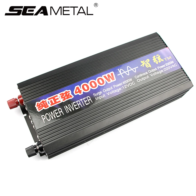 Car Inverter 12V 220V 2000W Pure Sine Wave Inverters 12 220 4000W Auto Power Inverter Voltage Transformer Converters Accessories
Car Inverter 12V 220V 2000W Pure Sine Wave Inverters 12 220 4000W Auto Power Inverter Voltage Transformer Converters Accessories