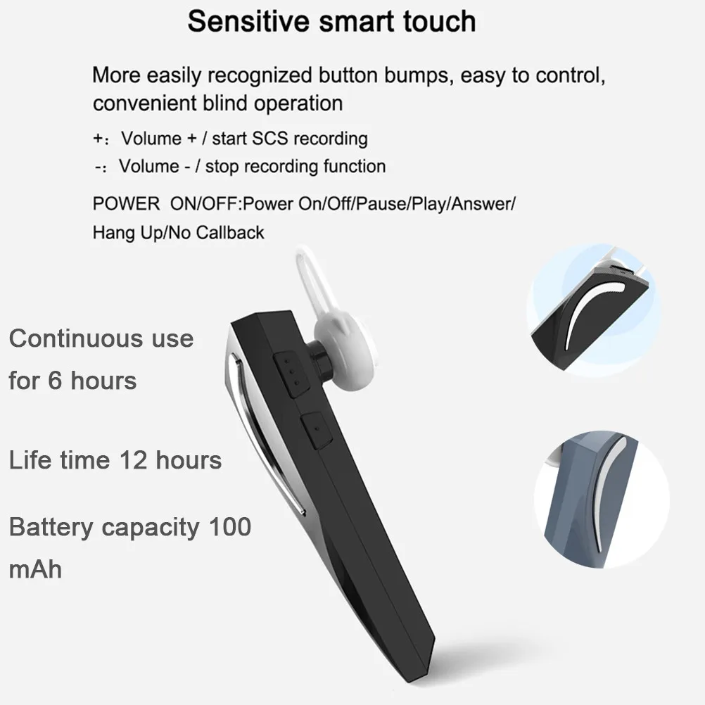 In-ear Wireless Translation Smart Headset Portable Real-Time Translation Headset Bluetooth Earphone Sports For iphone/sumsung#20
In-ear Wireless Translation Smart Headset Portable Real-Time Translation Headset Bluetooth Earphone Sports For iphone/sumsung#20