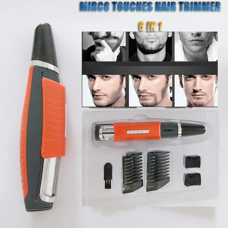 6 in 1 Micro Touches Hair Trimmer Multi-function Electric Shaver Portable Shaving Razor Care Men Beard Trimmer Machine Razor
6 in 1 Micro Touches Hair Trimmer Multi-function Electric Shaver Portable Shaving Razor Care Men Beard Trimmer Machine Razor