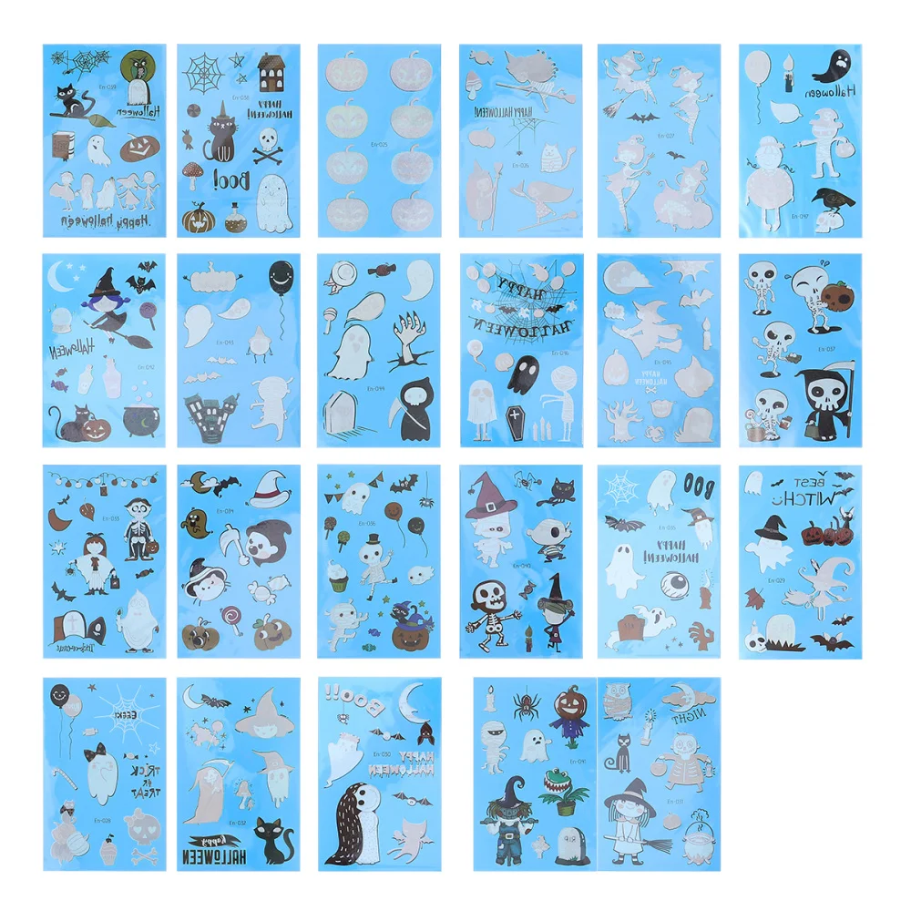 23pcs Halloween Tattoos Stickers Creative Tattoos Sticker Temporary Decals Halloween Supplies for Decor Children Kids
23pcs Halloween Tattoos Stickers Creative Tattoos Sticker Temporary Decals Halloween Supplies for Decor Children Kids