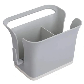 Kitchen Flatware Drying Holder Cutlery Sink Caddy Storage Basket Box with Sink Tray
Kitchen Flatware Drying Holder Cutlery Sink Caddy Storage Basket Box with Sink Tray