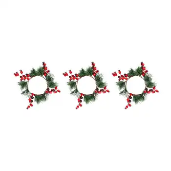 Simulation Cedar Christmas Wreath Berry Ring Christmas Tree Accessories Simulation Pine Needles Home Decoration
Simulation Cedar Christmas Wreath Berry Ring Christmas Tree Accessories Simulation Pine Needles Home Decoration