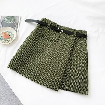 2020 Winter & Autumn New Arrival Vintage High Waist Woolen Plaid Skirt A-line Short Skirt Slim Woolen Skirt Free Shipping
2020 Winter & Autumn New Arrival Vintage High Waist Woolen Plaid Skirt A-line Short Skirt Slim Woolen Skirt Free Shipping