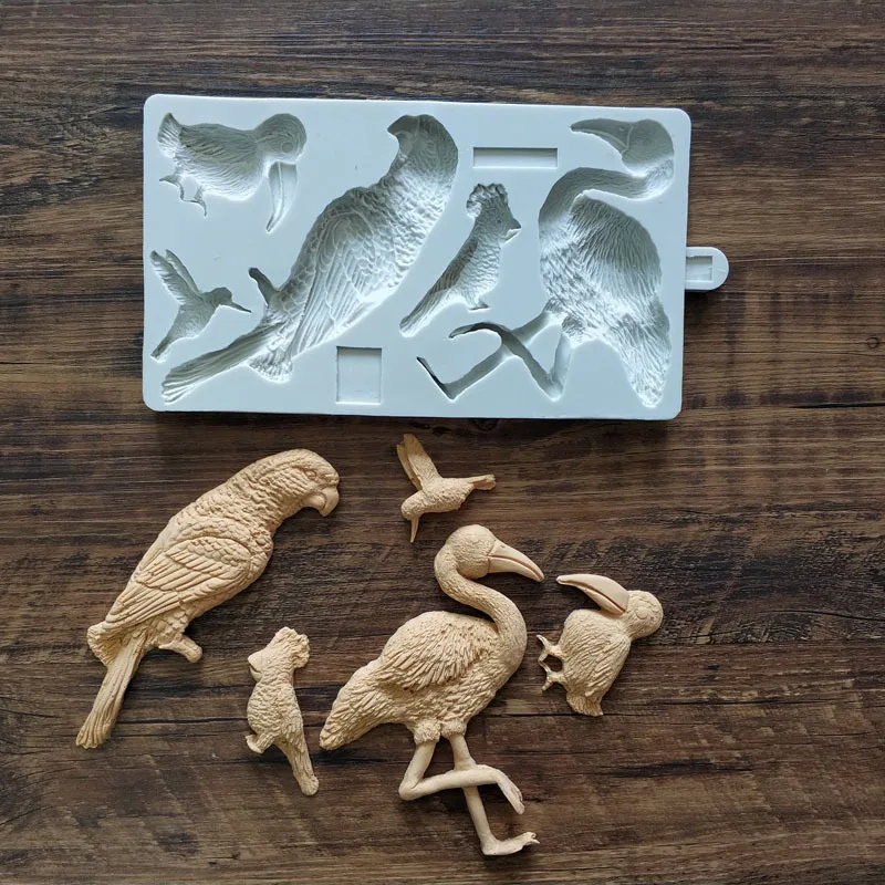 Silicone Molds Concrete Flamingo Bird Parrot Hummingbird Plant Designer Hawaii Mould for Plaster Fondant Cake Mold
Silicone Molds Concrete Flamingo Bird Parrot Hummingbird Plant Designer Hawaii Mould for Plaster Fondant Cake Mold